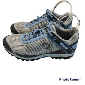 Pearl iZumi Womens X-ALP SEEK 5730 Gray Blue Cycling Shoes Sz 9 1/2 (EUR 41)